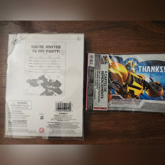 Transformers Optimus Prime and Bumblebee Party Supplies - Picture 5 of 10